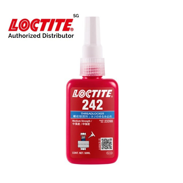 Loctite 242 Anaerobic Adhesive Threadlocker Blue 50ml